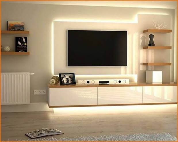 أفكار ديكورات شاشات جبس بورد بسيطة